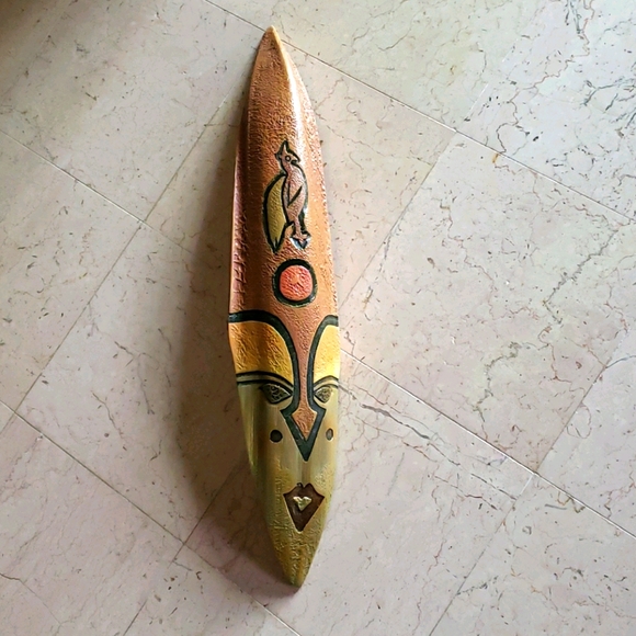 Original hand painted signed Hatian art